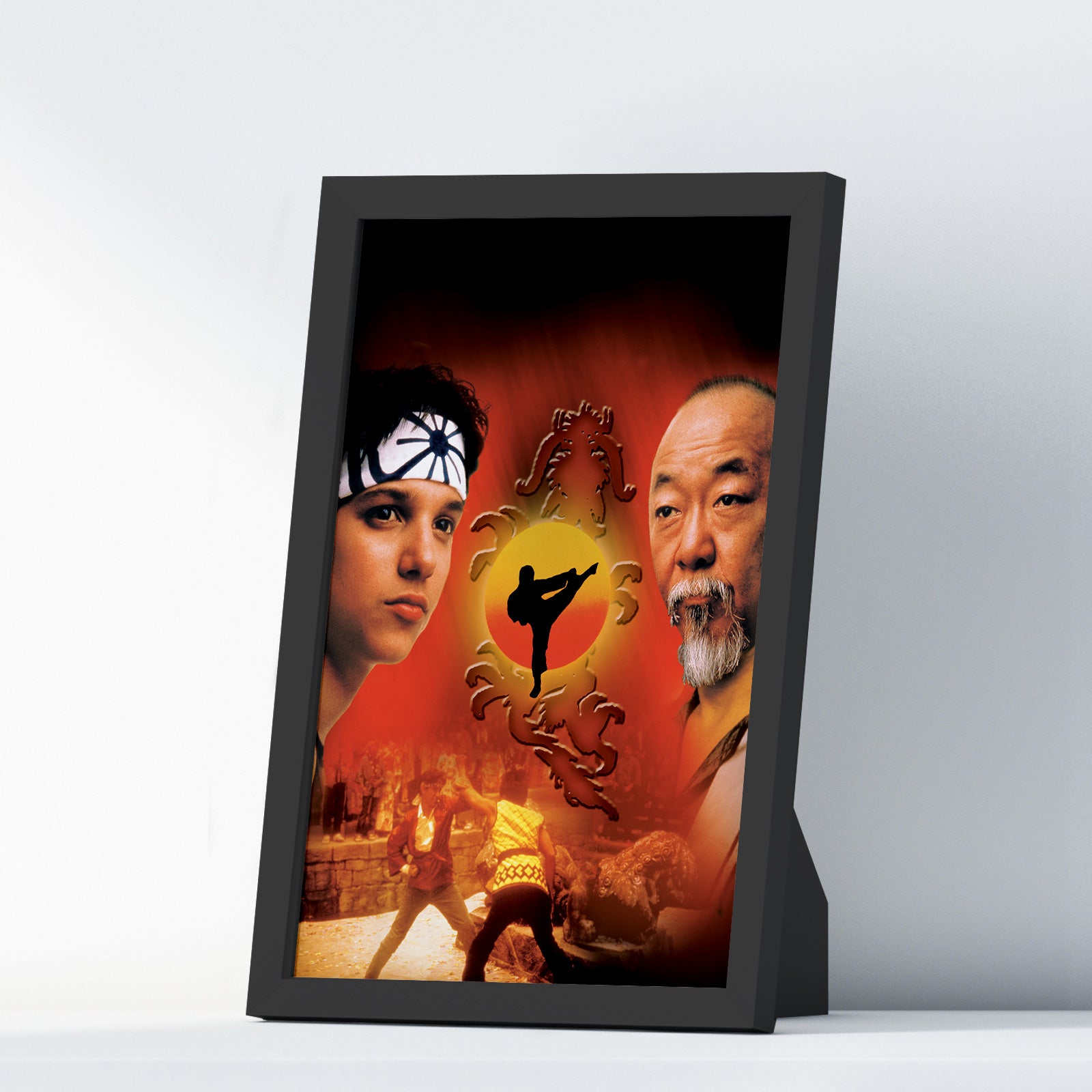 The Karate Kid 1984 Three Cobra Kai Karate Kid Posters Big Print Art Frame TV Saga Little Dragons A2 A3 - Kuzi Tees