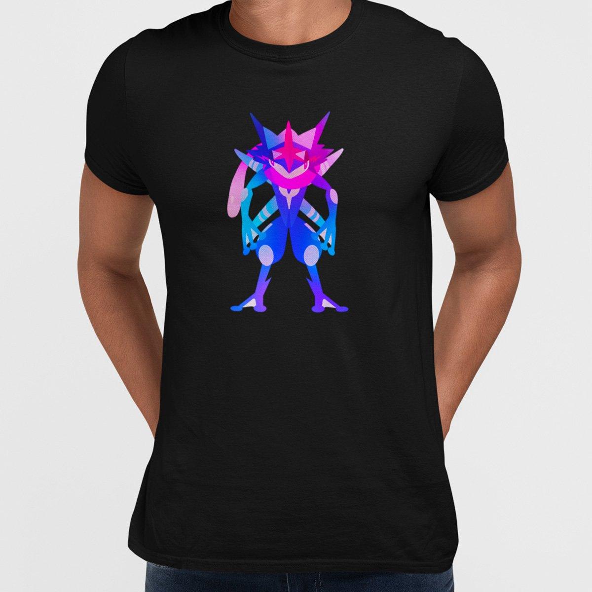 Ash Greninja Dual-Type Water Dark Pokémon Go Black 2XL Unisex T-Shirt - Discounted - Kuzi Tees