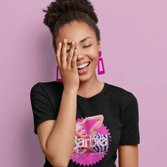 Barbie Movie black T-Shirt for adults Margot Robbie Inspired Design