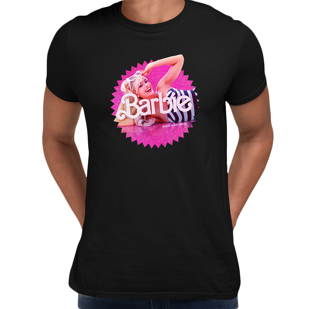 Barbie Movie Black T-Shirt for adults Margot Robbie Inspired Design