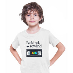 Be Kind Rewind Old Video Cassette Tape 80s Kids T-shirt Video Tape Akai, Sony, Scotch, Fuji Grunding - Kuzi Tees