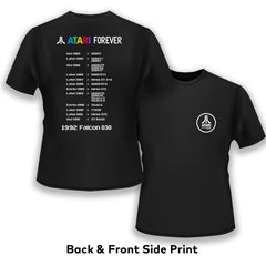 Atari Falcon 030 Forever Computer Has Born - Front and Back Side print T shirt - Kuzi Tees