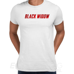 Black Widow Action Hero Marvel Tee Adventure Superhero Adult Kids Gift Top Unisex Typography - Kuzi Tees
