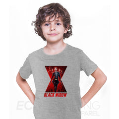 Black Widow Movie T-Shirt Action Marvel Adventure Superhero Adult Kids Gift Top T-shirt for Kids - Kuzi Tees