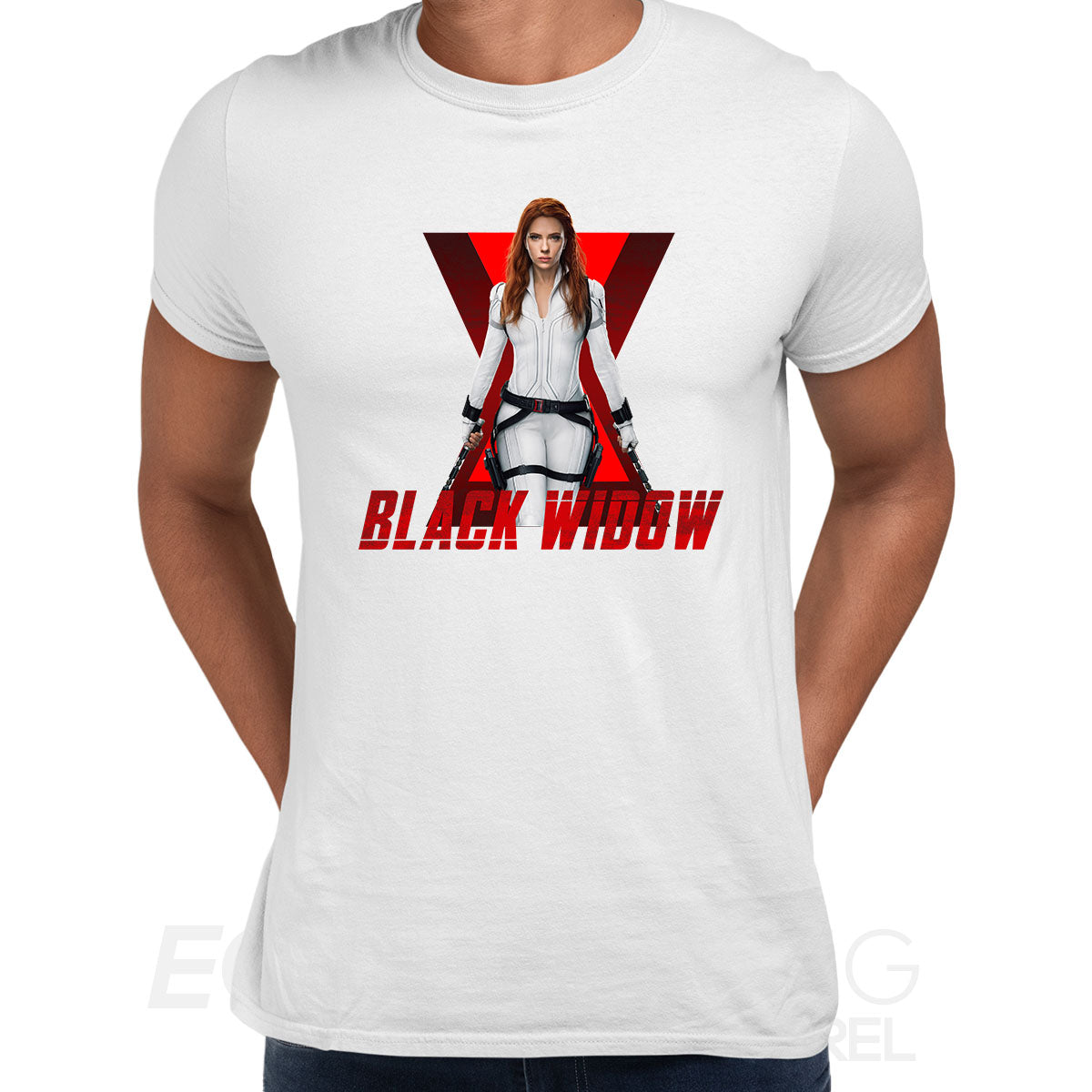 Marvel Studios Black Widow Scarlett Johansson Portrait Adult Kids Gift Top Unisex Typography - Kuzi Tees