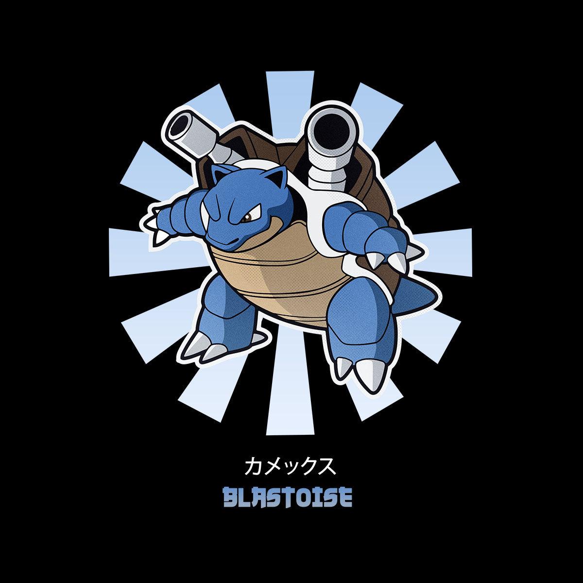 Blastoise Pokemon Movie Typography T-shirt for Kids - Kuzi Tees