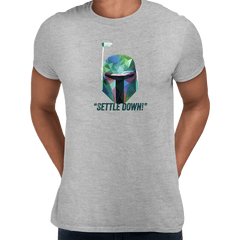 Boba Fett Settle Down Famous Star Wars character quote Unisex Male T-shirt - Kuzi Tees