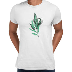 Botanical Summer Colorful Art Print Plant Short Sleeve Men Women Unisex T-shirt - Kuzi Tees