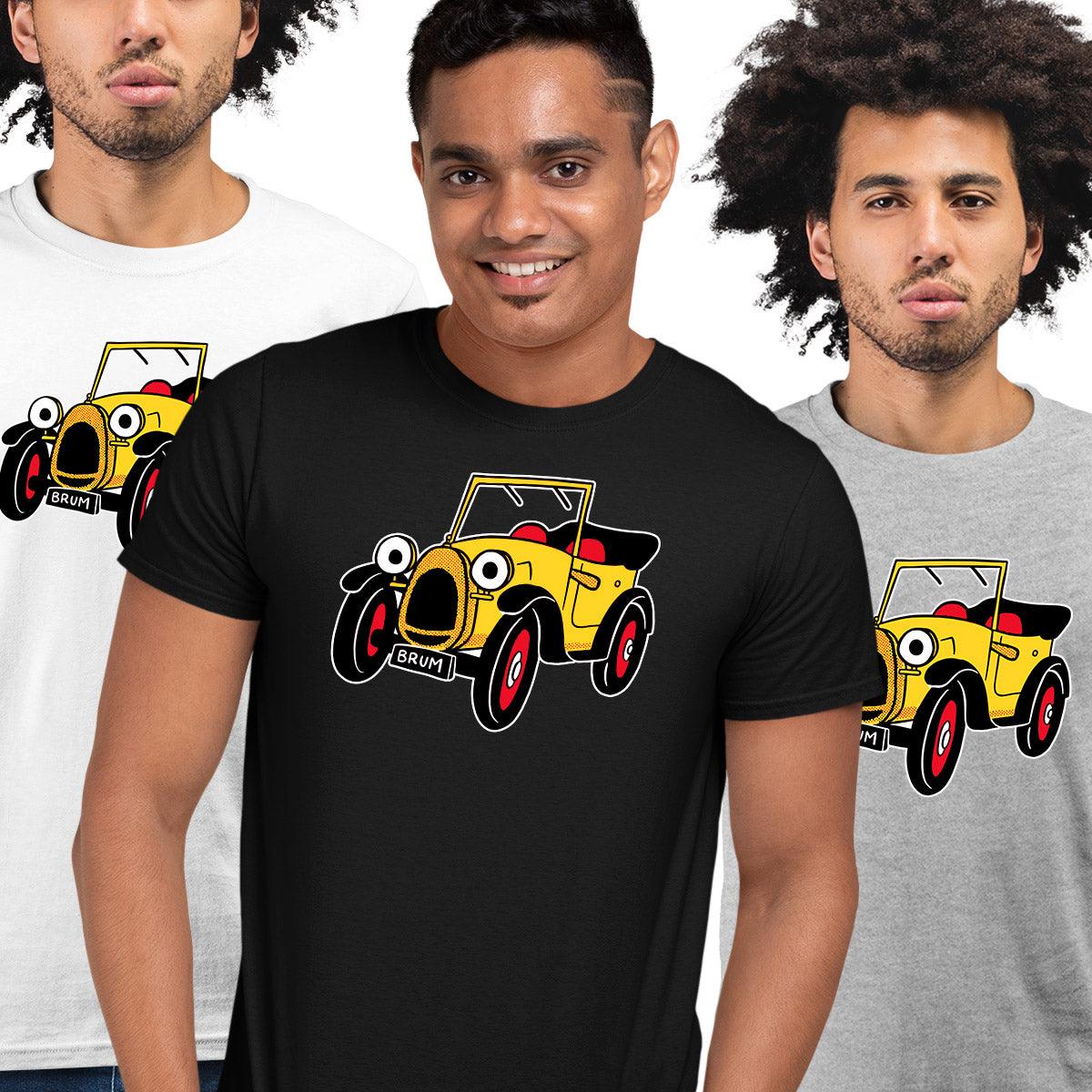 Brum Brum Typography Unisex T-Shirt - Kuzi Tees