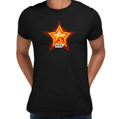 CCCP Russian Star Communist Party Symbol of the Soviet Union Typography Unisex T-shirt - Kuzi Tees