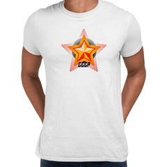 CCCP Russian Star Communist Party Symbol of the Soviet Union Typography Unisex T-shirt - Kuzi Tees