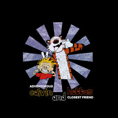 Calvin and Hobbes Retro Action Adventure Funny Gift Adults Unisex Tank Top - Kuzi Tees