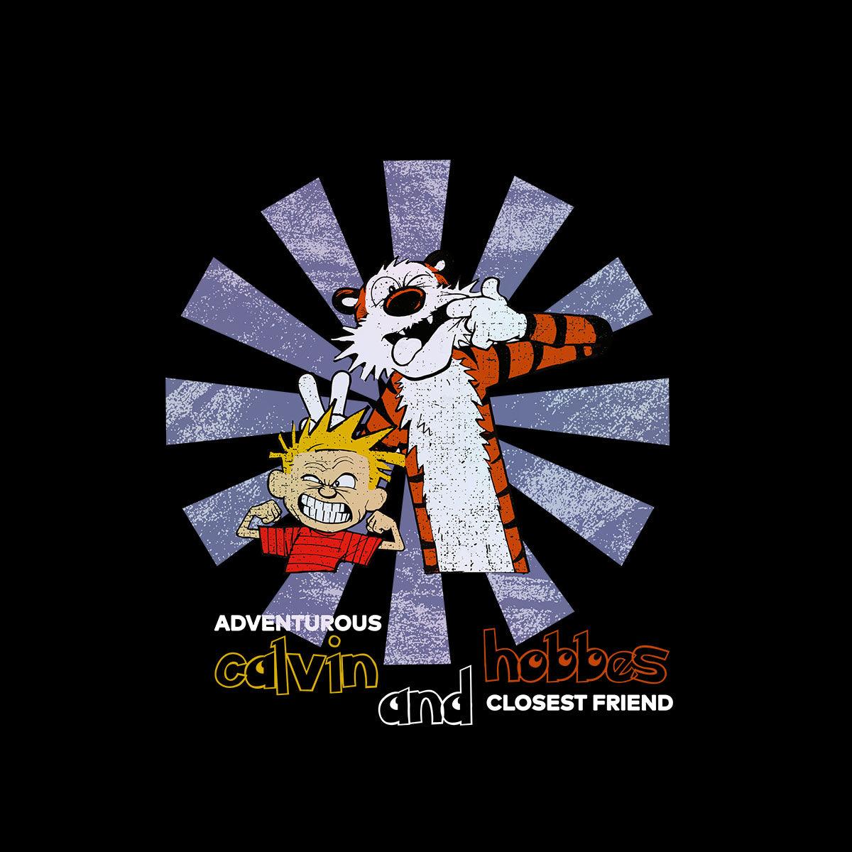 Calvin and Hobbes Retro Tee Action Adventure Funny Gift Typography T-shirt for Kids - Kuzi Tees