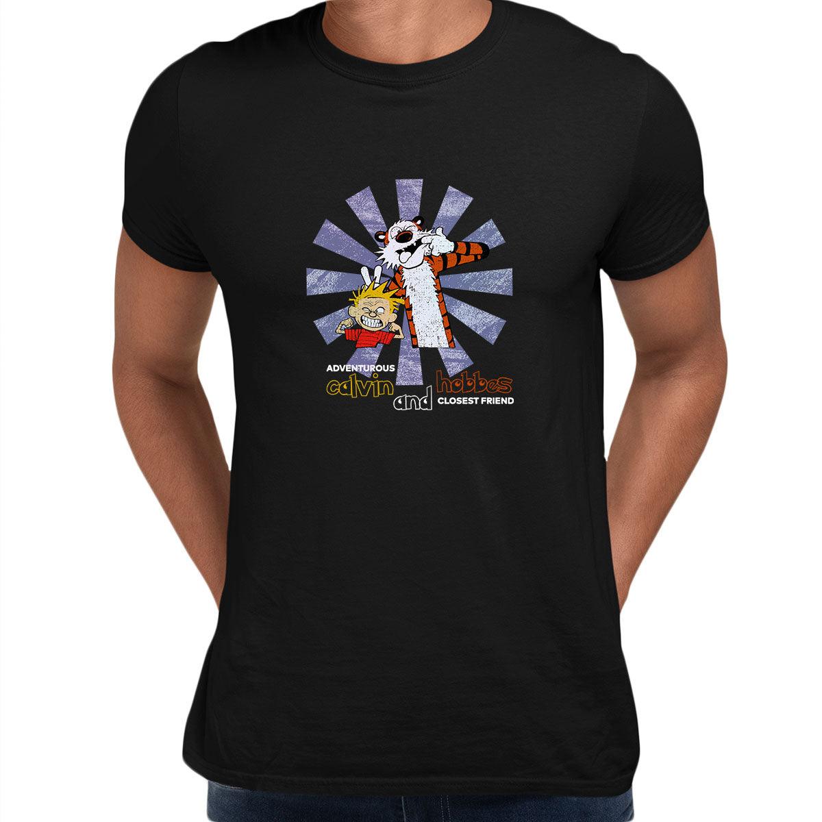 Calvin and Hobbes Retro Adventure T-shirt - Kuzi Tees