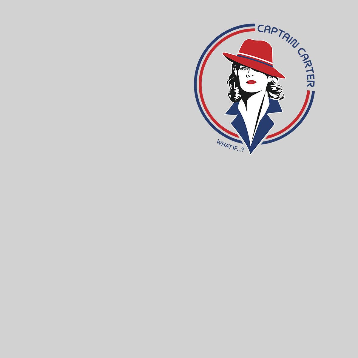 Carter Captain Pocket Logo Marvel Super Hero - Kuzi Tees