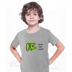 Recycle T-Shirt Symbol Eco Friendly Environmental Earth Gift Present T-shirt for Kids - Kuzi Tees