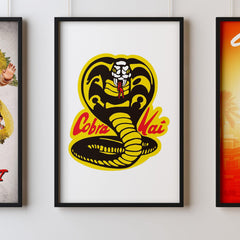 Cobra Kai 2018 Two Cobra Kai Karate Kid Posters Big Print Art Frame TV Saga Little Dragons A2 A3 - Kuzi Tees