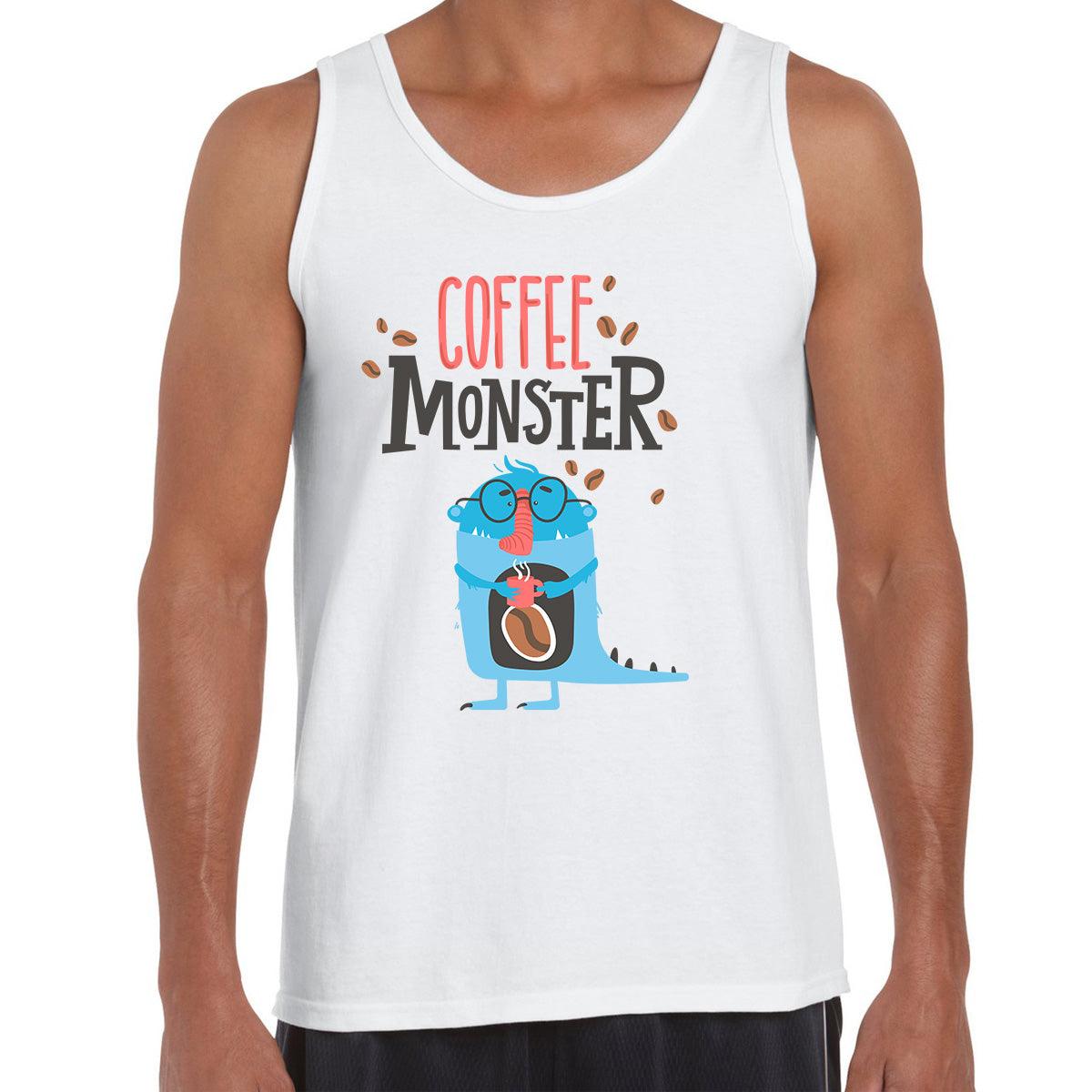 Coffee Monster Fanny animal Tank Top - Kuzi Tees