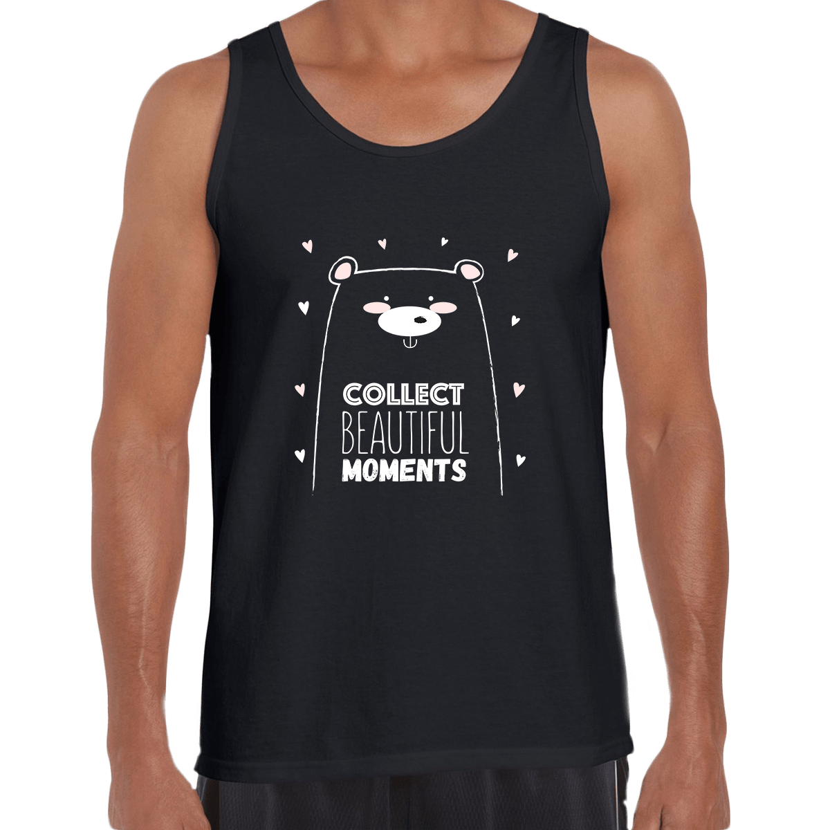 Collect Beautiful moments Animal Dog funny Quote Unisex Tank Top - Kuzi Tees
