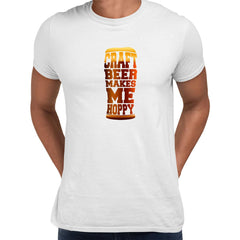 Craft Beer Pub Crew Neck Funny Adult Novelty Gift Typography Unisex T-shirt - Kuzi Tees