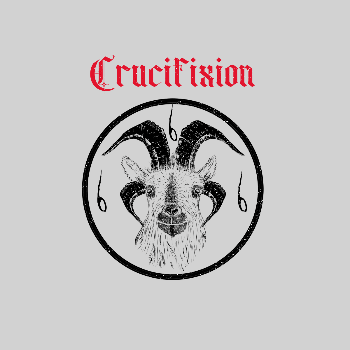 Crucifixion Dark Occult Hard Rock SKULL Unisex Tank Top - Kuzi Tees