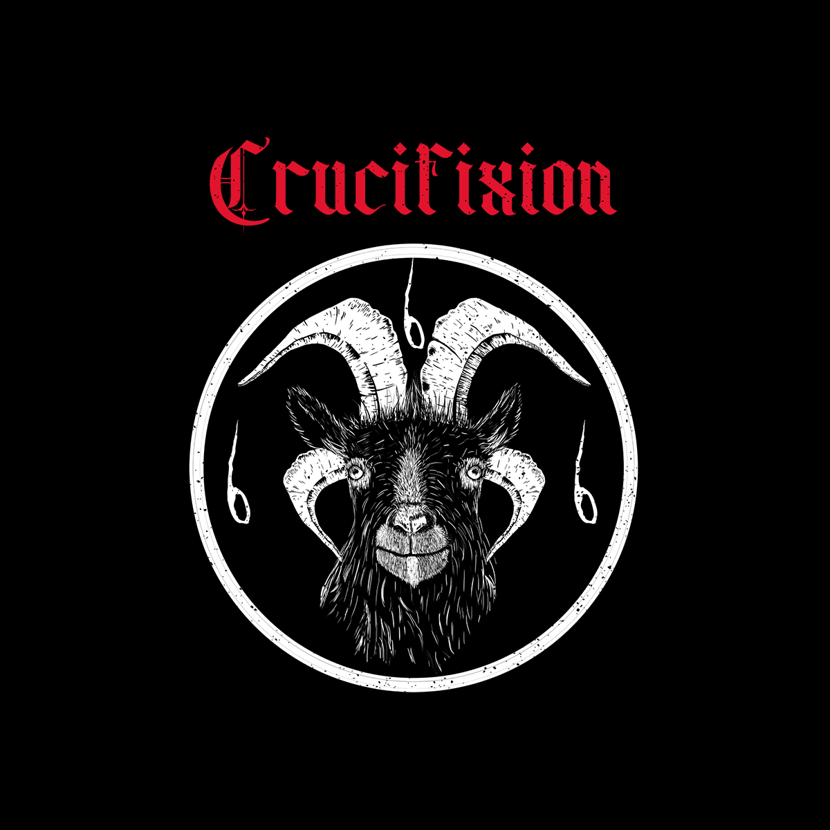 Crucifixion Dark Occult Hard Rock SKULL Unisex Tank Top - Kuzi Tees