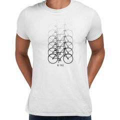 Cycling T-Shirt Evolution Gradient Mens Funny Cyclist Bike Bicycle Racer Road Unisex T-Shirt - Kuzi Tees