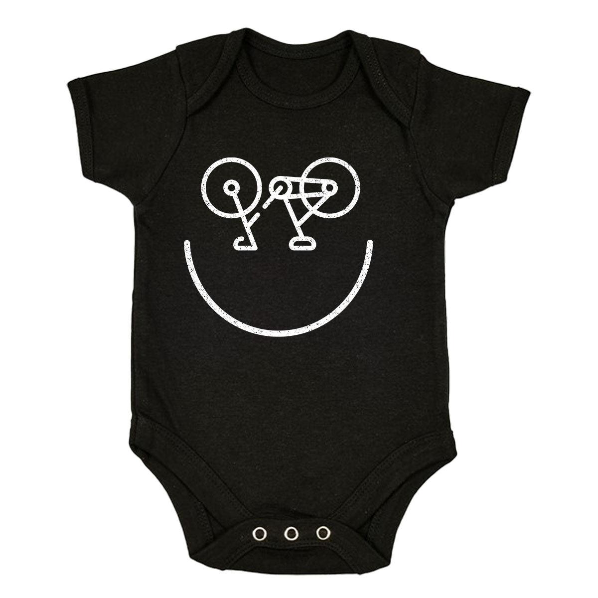 Happy Cycling Logo Novelty Fitness Sport Gym Baby & Toddler Bodysuit - Kuzi Tees