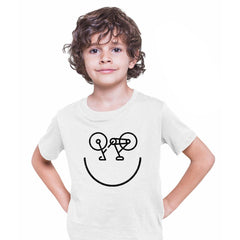 Happy Cycling Logo Novelty Fitness Sport Gym T-shirt for Kids - Kuzi Tees