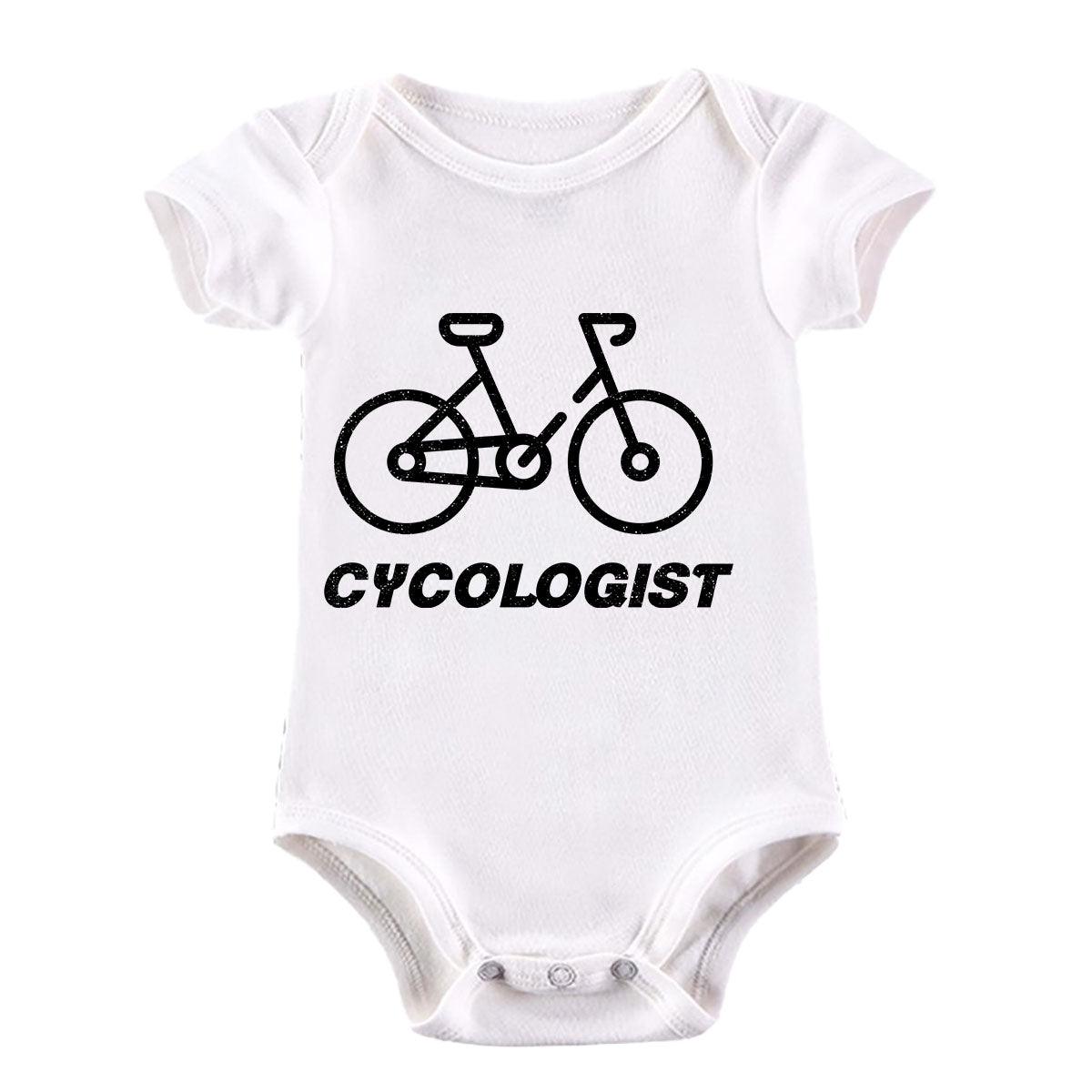 Cycologist Cycle Funny Gift Bike BMW Mountain Top Baby & Toddler Body Suit - Kuzi Tees