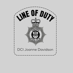 Line of duty - DCI Joanne Davidson Mens Printed BBC TV Series 6 T-Shirt Inspired By Police Logo Unisex T-Shirt - Kuzi Tees