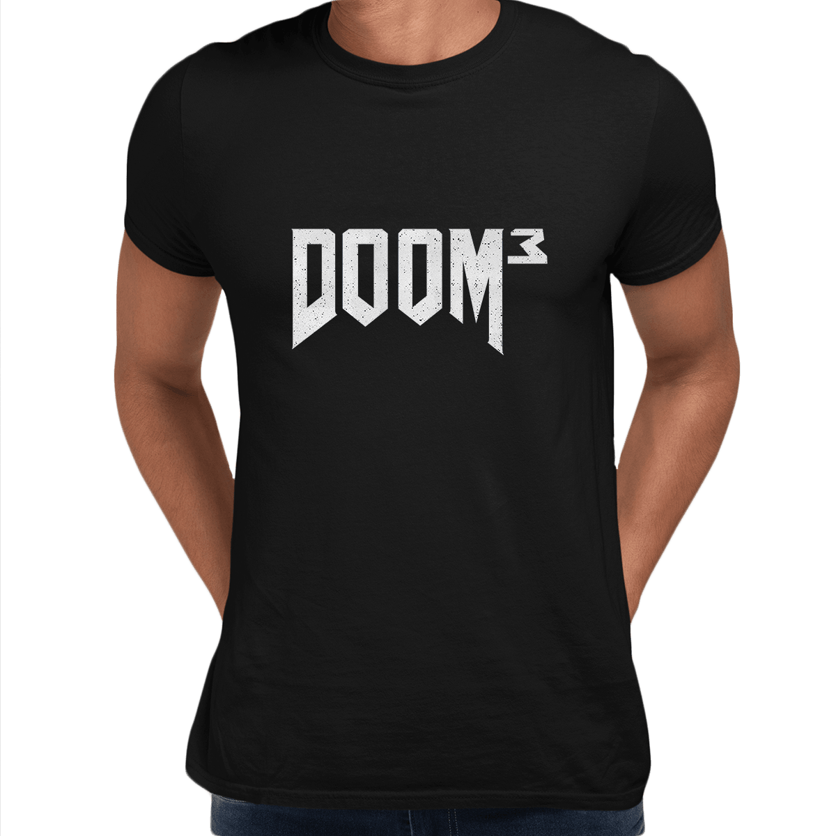 DOOM 3 Retro 3D Shooting Game Master Slayer Unisex T-shirt - Kuzi Tees