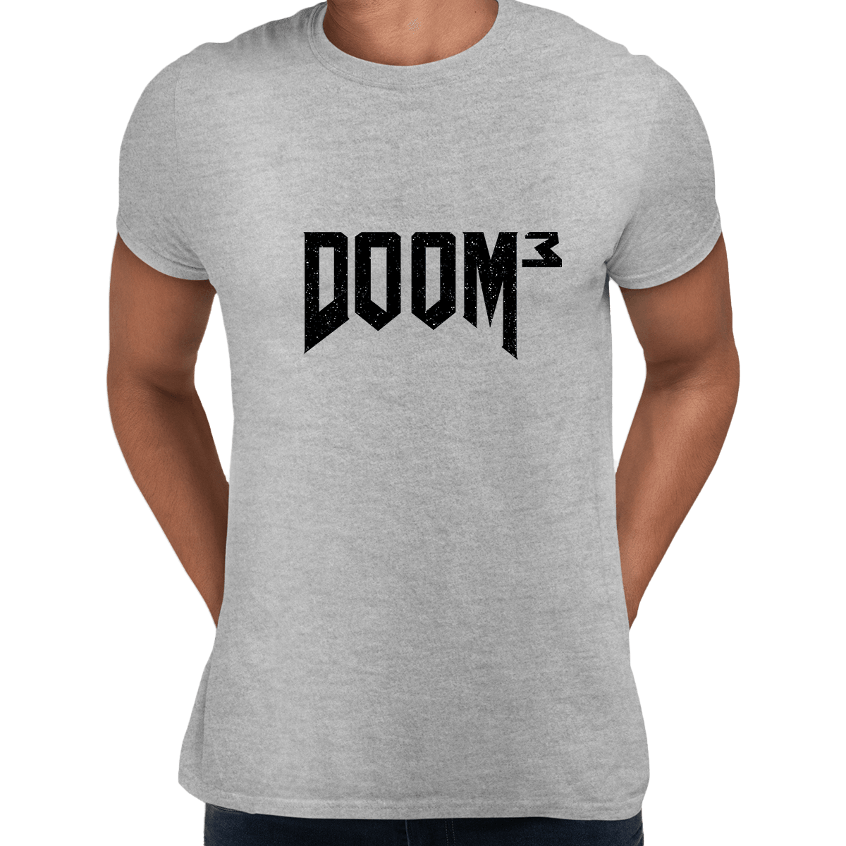 DOOM 3 Retro 3D Shooting Game Master Slayer Unisex T-shirt - Kuzi Tees