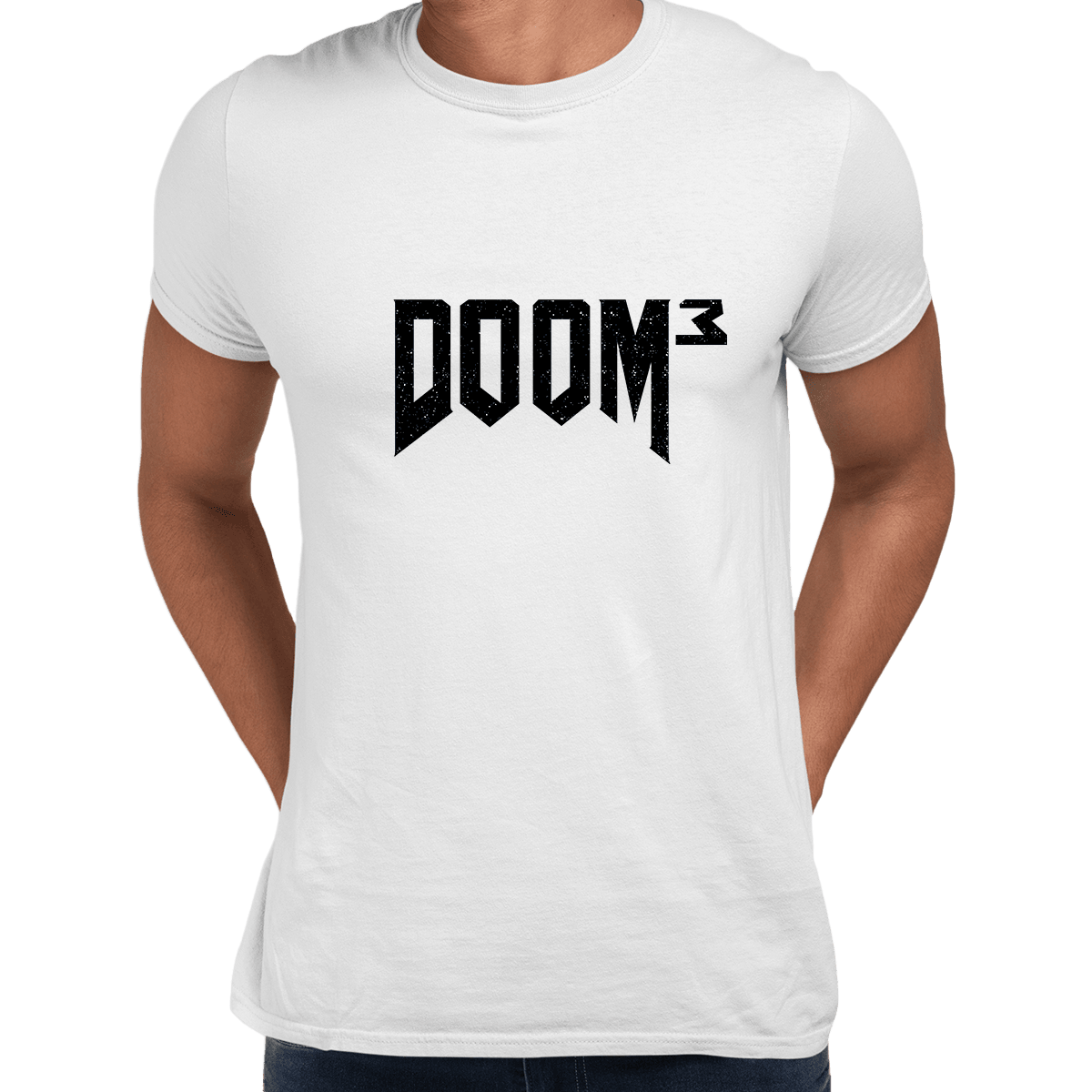 DOOM 3 Retro 3D Shooting Game Master Slayer Unisex T-shirt - Kuzi Tees