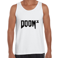 DOOM 3 Retro 3D Shooting Game Master Slayer Unisex Tank Top - Kuzi Tees