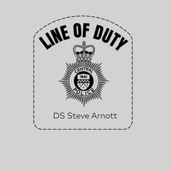 Line of duty - DS Steve Arnott Mens Printed BBC TV Series 6 T-Shirt Inspired By Police Logo Unisex T-Shirt - Kuzi Tees