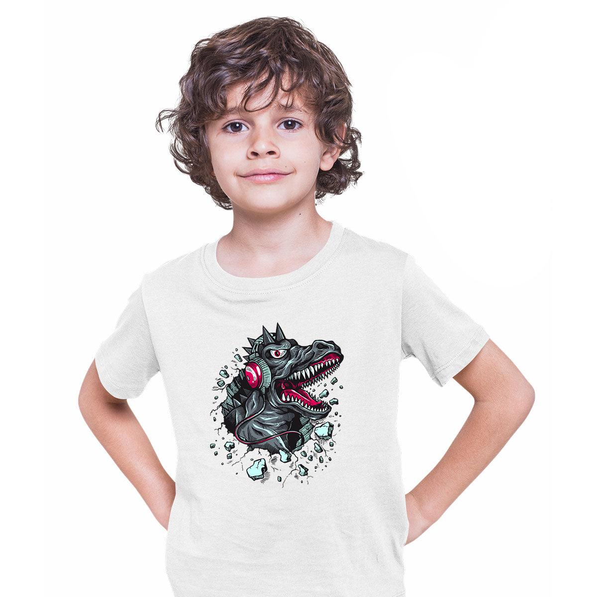 Dinosaur Jurassic Kids T-Shirt Gift Kids Boys Birthday T-Rex - Kuzi Tees