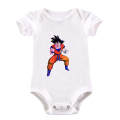 Dragon Ball Z Anime Goku Saiyan Power Level Bioworld Baby & Toddler Body Suit - Kuzi Tees
