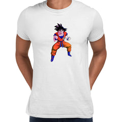 Dragon Ball Z Mens Anime T-Shirt Goku Saiyan Power Level Bioworld Unisex T-Shirt - Kuzi Tees