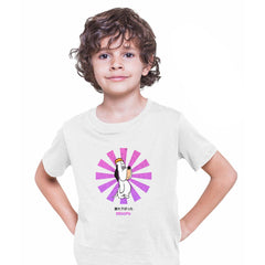 Droopy Retro Japanese Typography T-shirt for Kids - Kuzi Tees