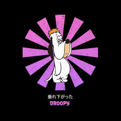 Droopy Retro Japanese Typography Unisex T-Shirt - Kuzi Tees