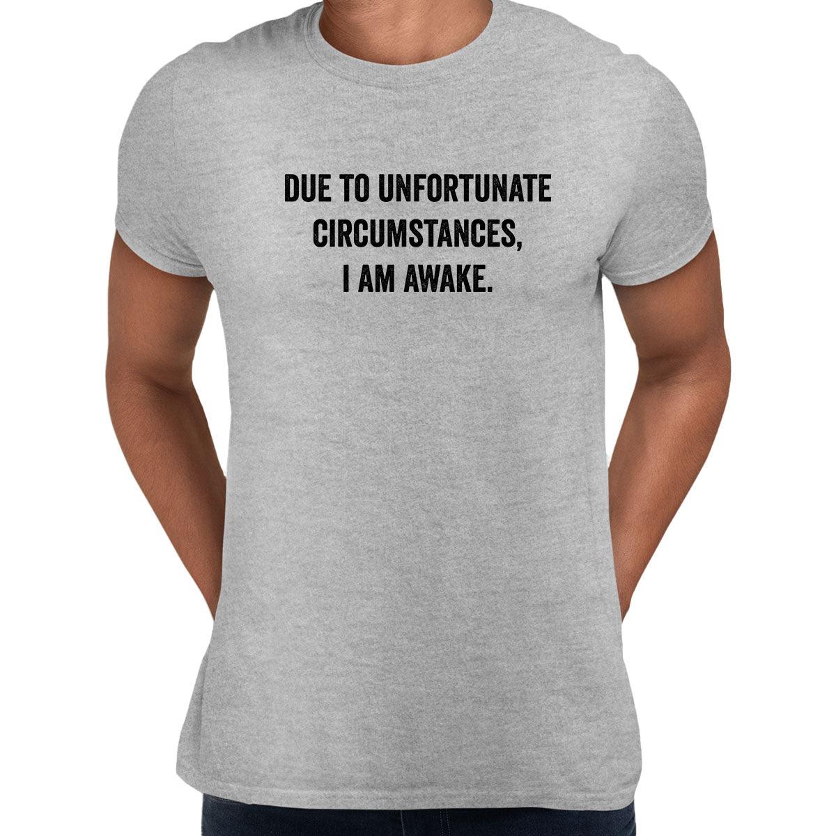 Due to unfortunate Mens Funny T-Shirt Novelty Joke T-Shirt Rude Gift Him Dad Birthday Slogan Unisex T-Shirt - Kuzi Tees