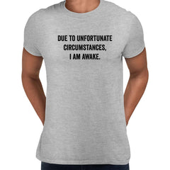 Due to unfortunate Mens Funny T-Shirt Novelty Joke T-Shirt Rude Gift Him Dad Birthday Slogan Unisex T-Shirt - Kuzi Tees