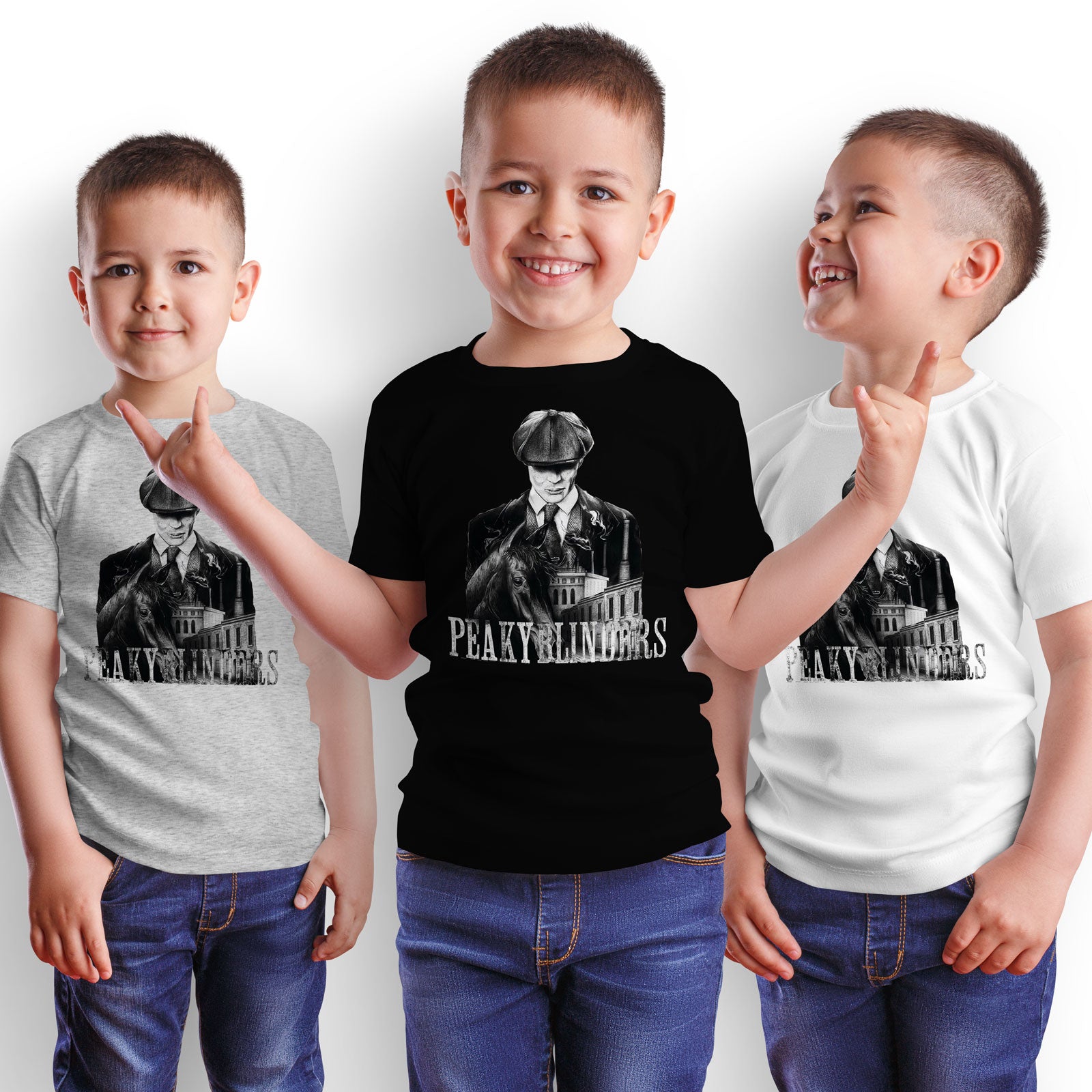 This Peaky Blinders Tommy Shelby Birmingham Kids T-Shirt - Kuzi Tees