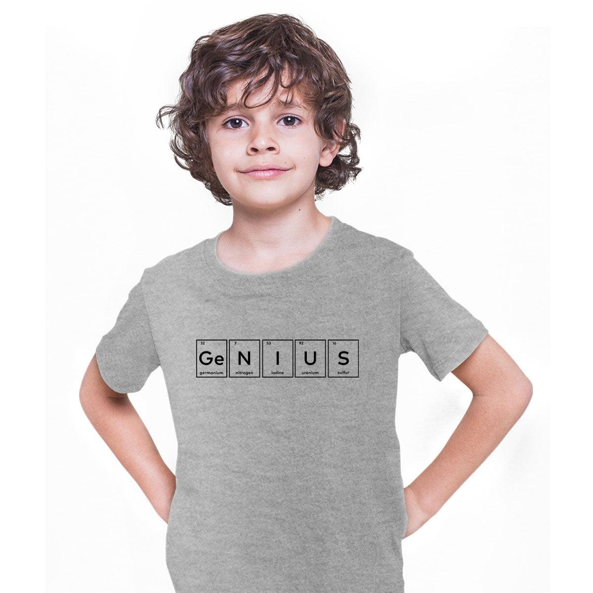 Genius Kids Funny T-Shirt Novelty Joke Tee Rude Gift Him Dad Birthday Slogan T-shirt for Kids - Kuzi Tees
