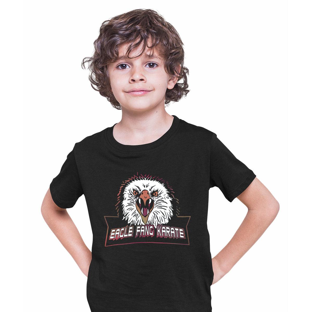 Eagle Fang Karate Kid Cobra Kai Movie Inspired T-shirt 100% Cotton for Kids - Kuzi Tees