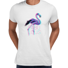 Fabulous Flamingo Inspiring Beauty Unisex Shirt Unisex Crew Neck T Shirt - Kuzi Tees