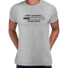 Fart Loading Mens Funny T-Shirt Novelty Joke T-Shirt Rude Gift Him Dad Birthday Slogan Unisex T-Shirt - Kuzi Tees
