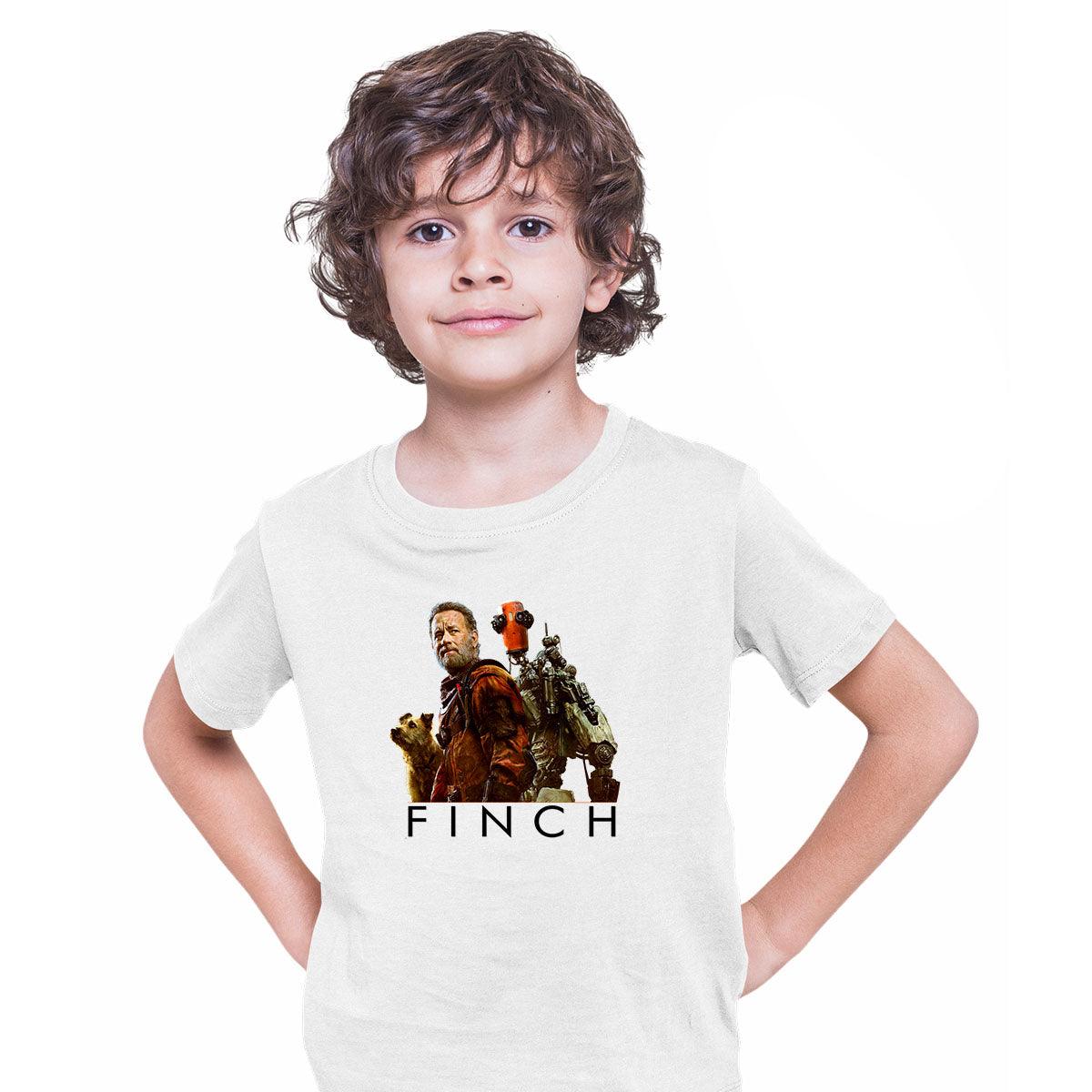 Finch post apocalyptic earth T-shirt for Kids - Kuzi Tees