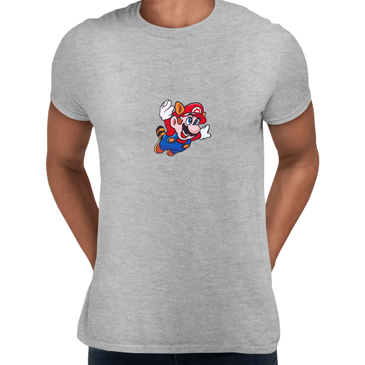 Flying Mario Bross Nintendo Mens Retro Unisex T-Shirts OLD SKOOL Game Fast Delivery - Kuzi Tees